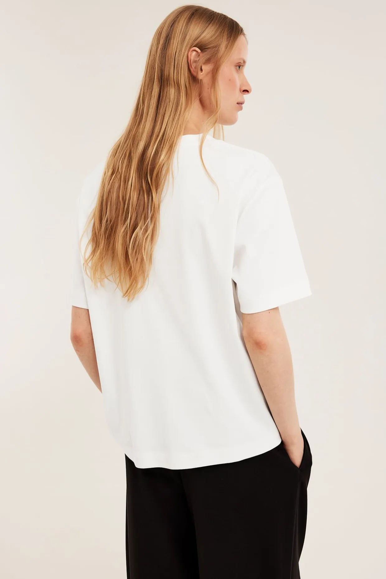 Oversized t-shirt i bomull