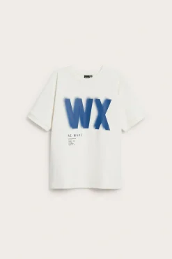Oversized t -shirt med texttryck