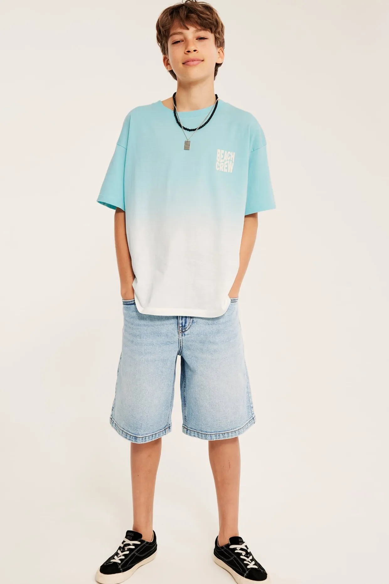 Oversize t-shirt med print