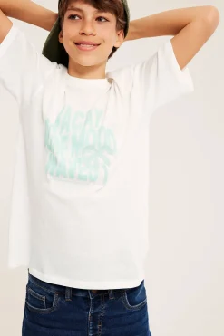 Oversize t-shirt med print