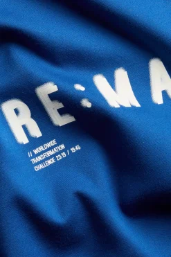 Oversize t-shirt med textprint