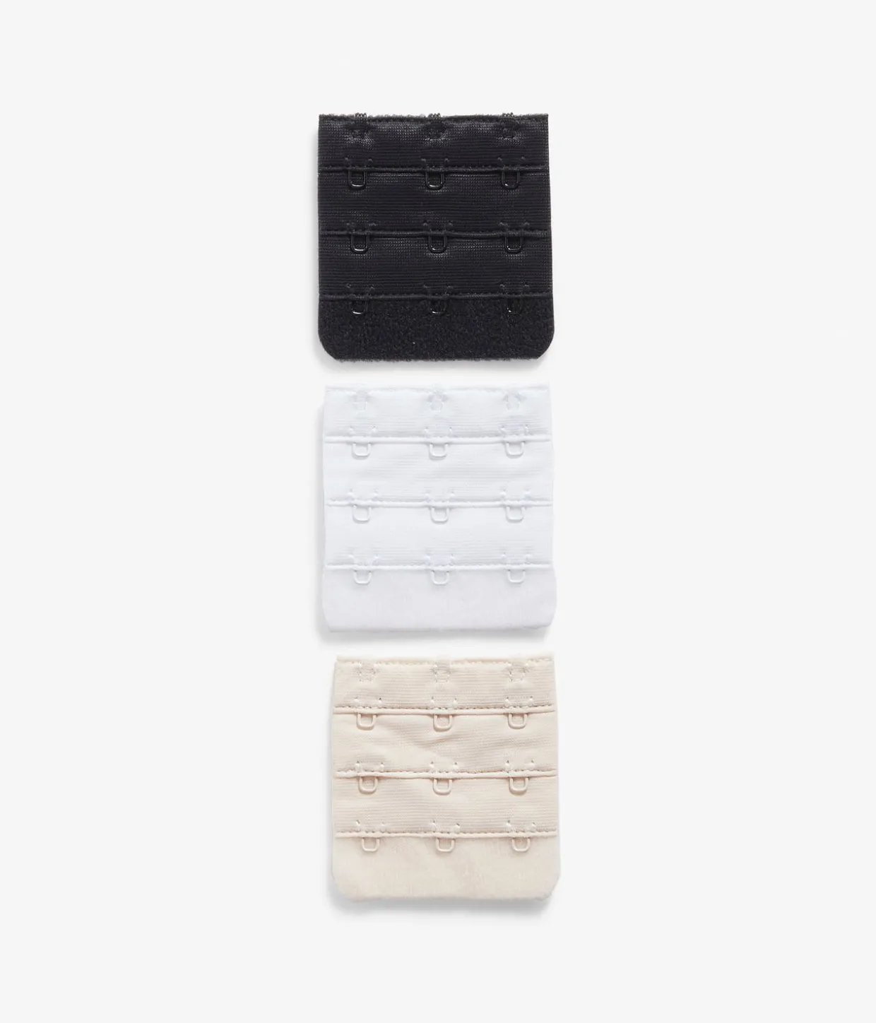 3-pack bh-förlängare med 3 hakar i 3 rader