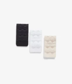3-pack bh-förlängare med 2 hakar i 3 rader