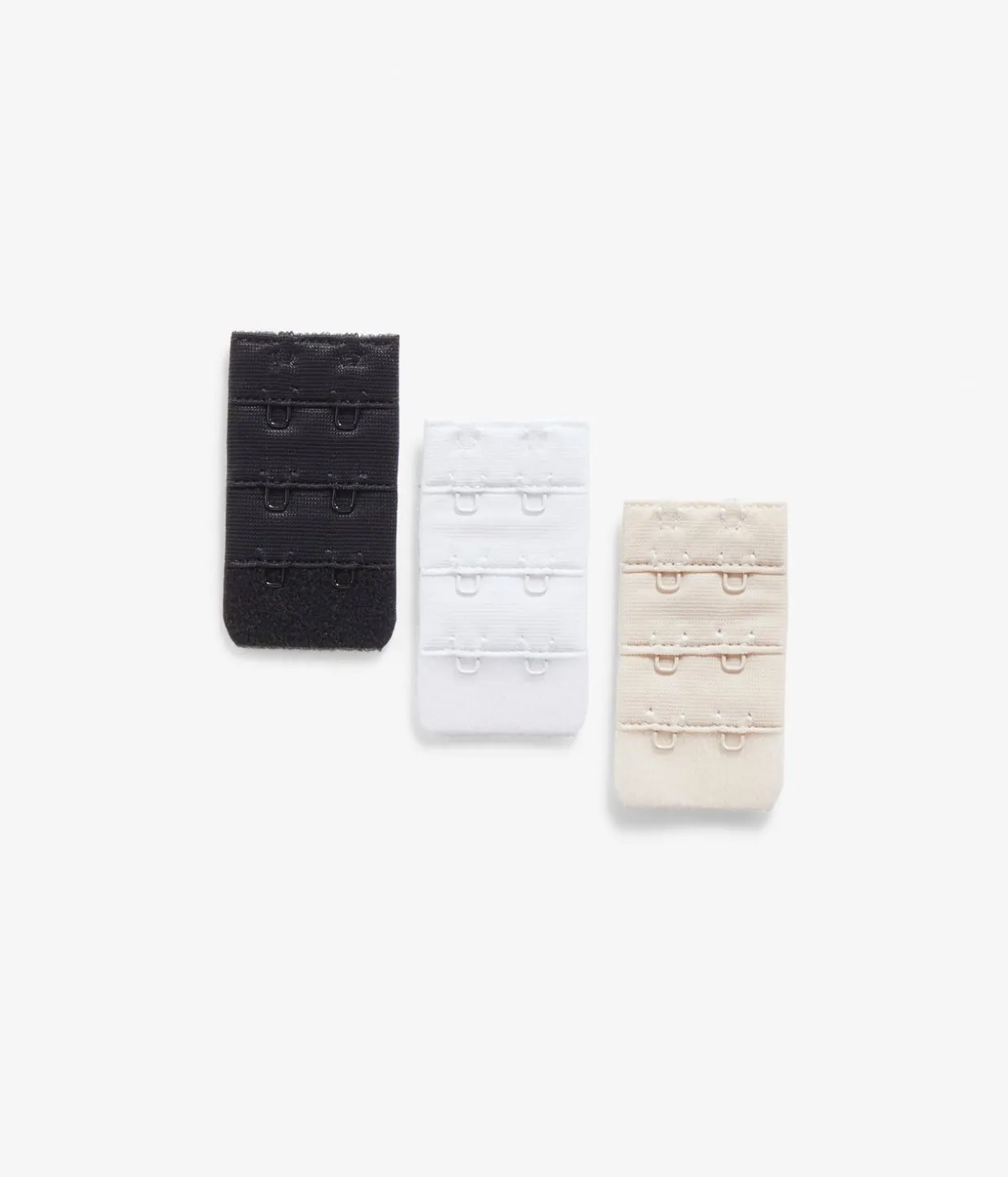 3-pack bh-förlängare med 2 hakar i 3 rader