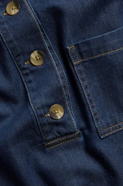 Popover jeansskjorta