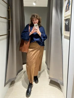 Popover jeansskjorta