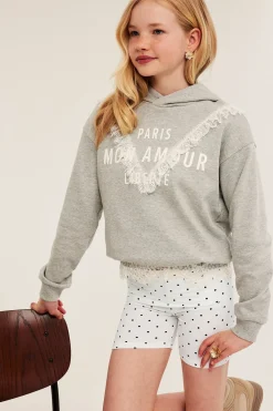 Prickiga yoga-shorts med nedvikt midja