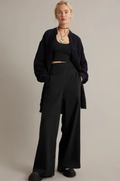 Pull-on byxor wide fit