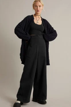 Pull-on byxor wide fit