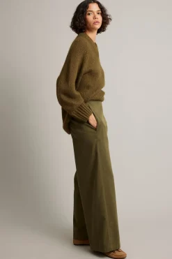 Pull-on byxor wide fit