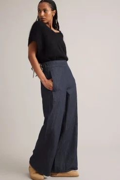 Pull-on jeans wide fit