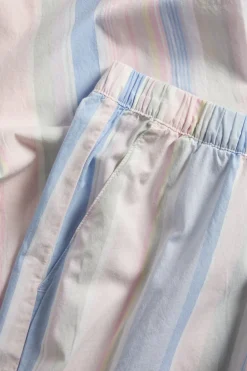 Pyjamasbyxor i vävd bomull
