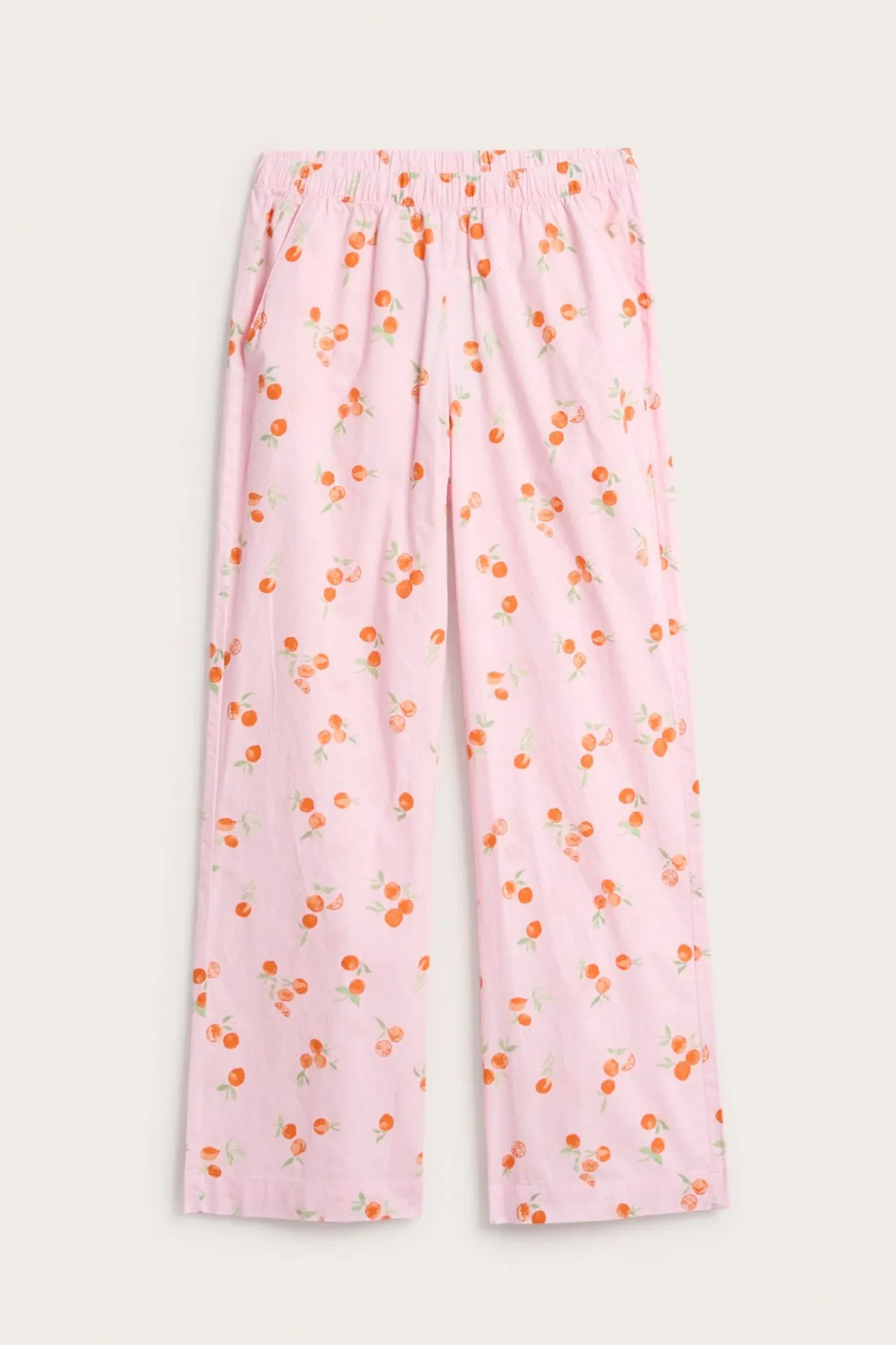 Pyjamasbyxor i vävd bomull