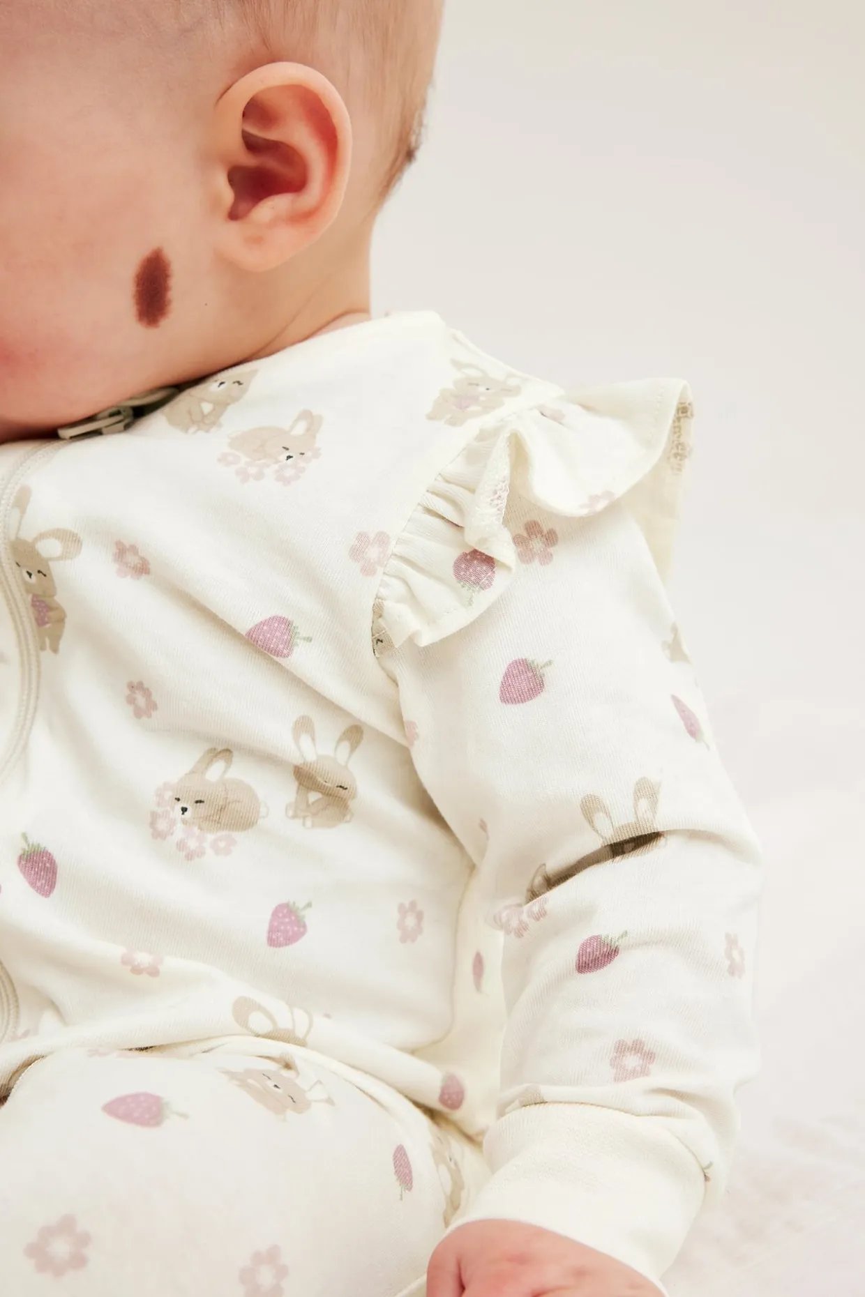 Pyjamas i 2-pack med volanger