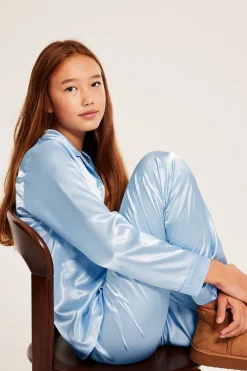 Pyjamas i satin
