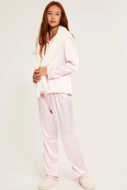 Pyjamas i satin