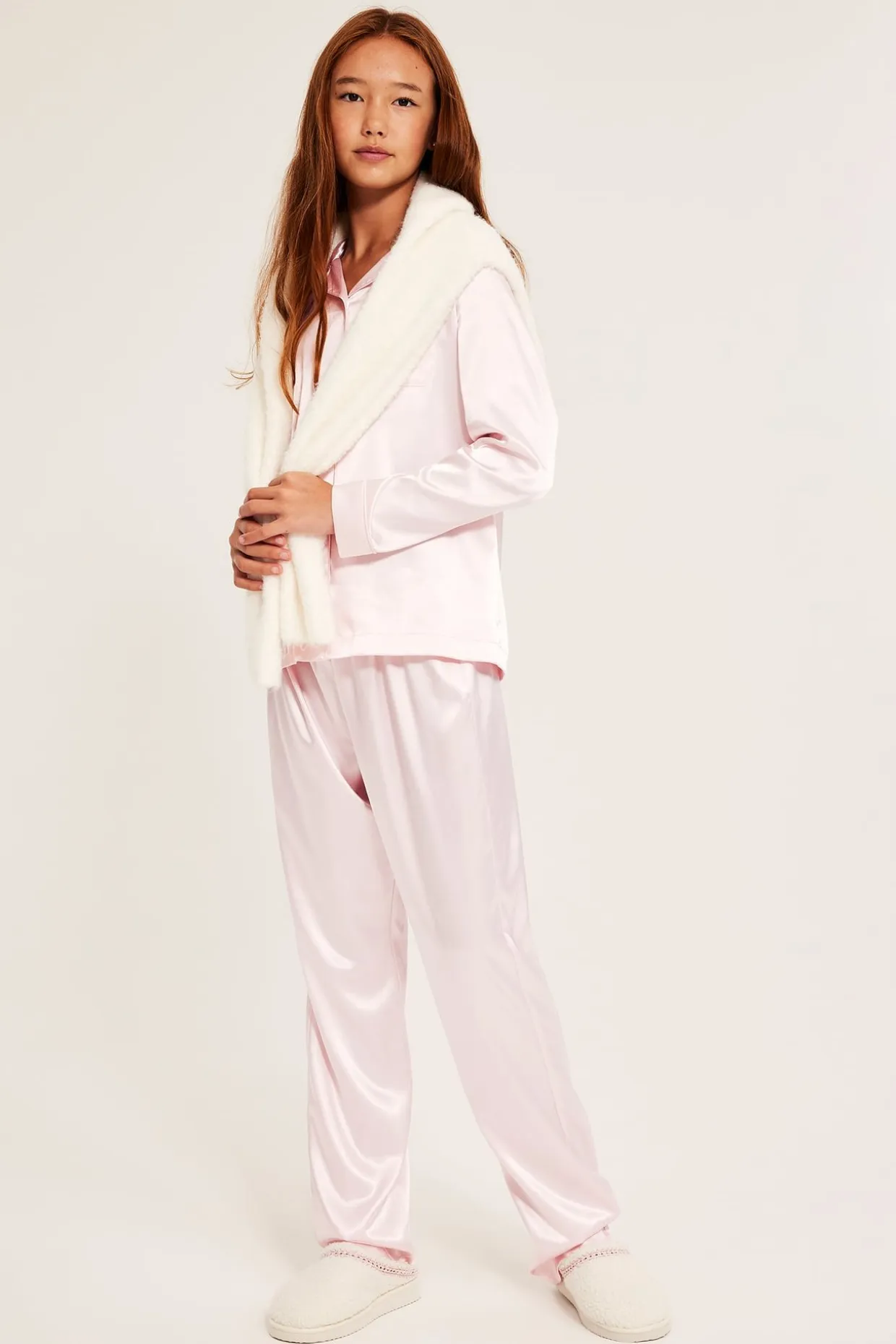 Pyjamas i satin