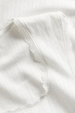 Pyjamaslinne i pointelle