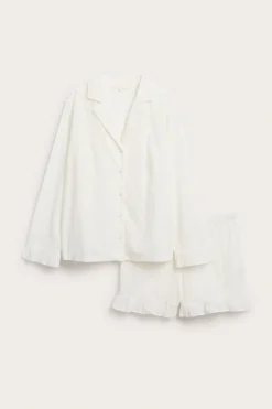 Pyjamas med broderi anglaise Newbie Woman