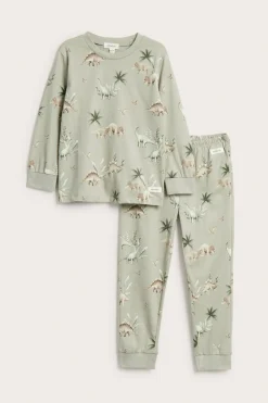 Pyjamas med dinosaurier