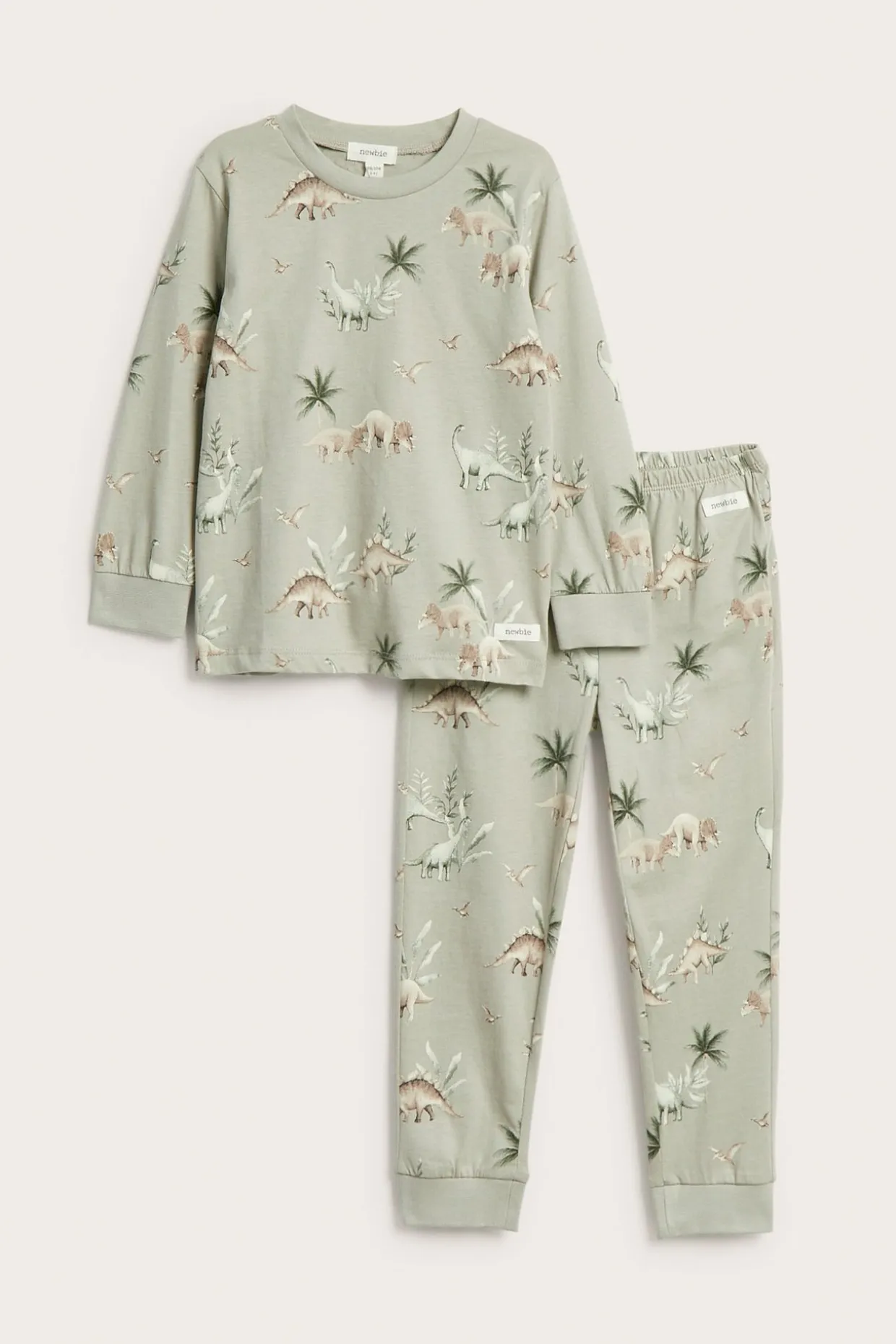 Pyjamas med dinosaurier