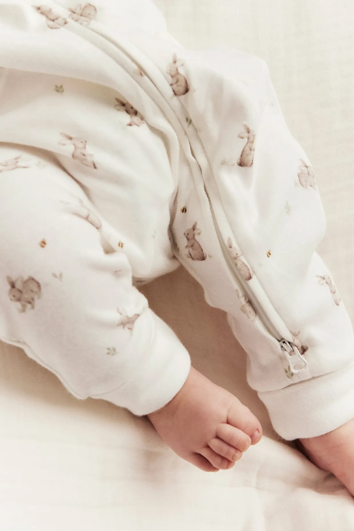 Pyjamas med kaniner