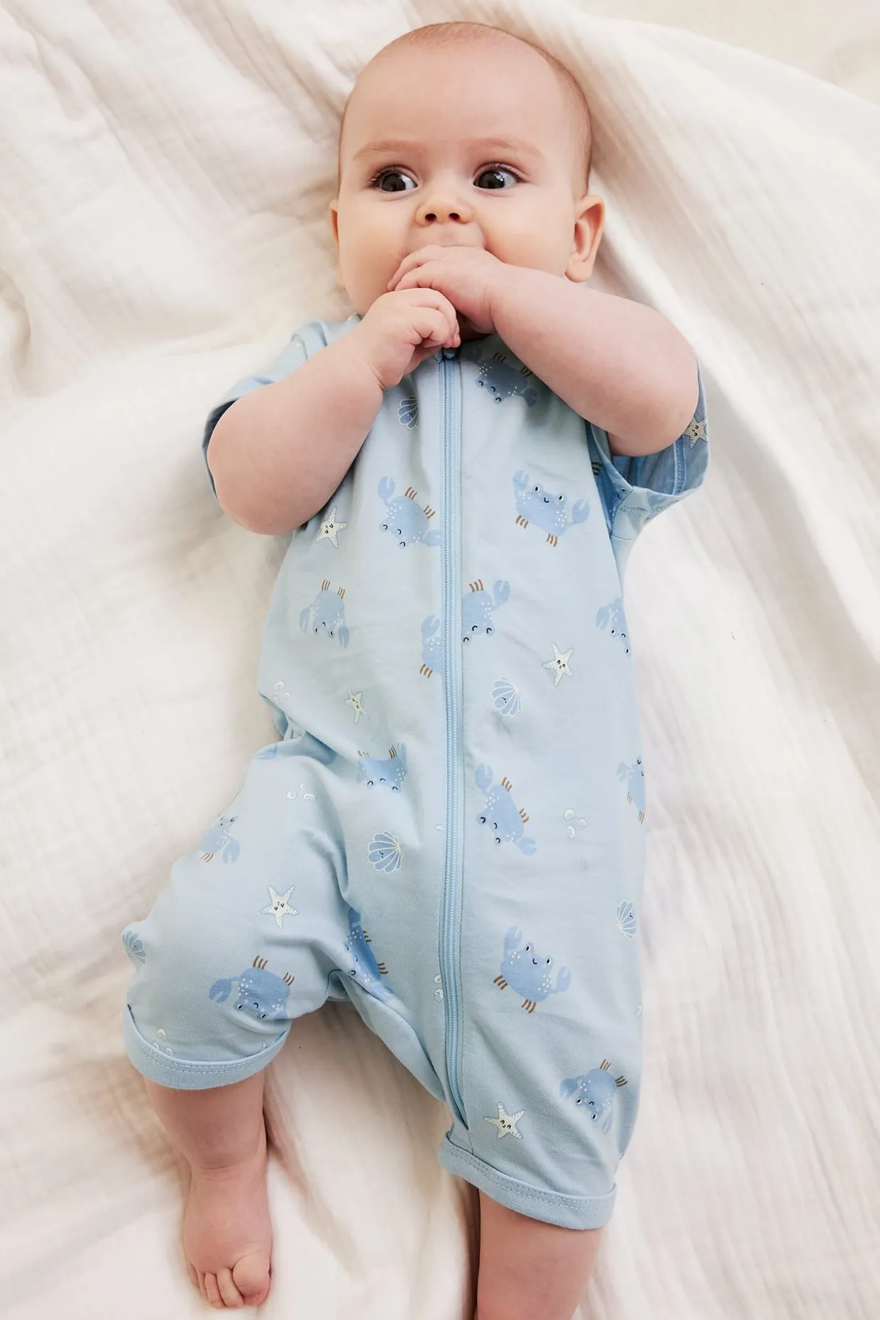 Pyjamas med krabbor i 2-pack