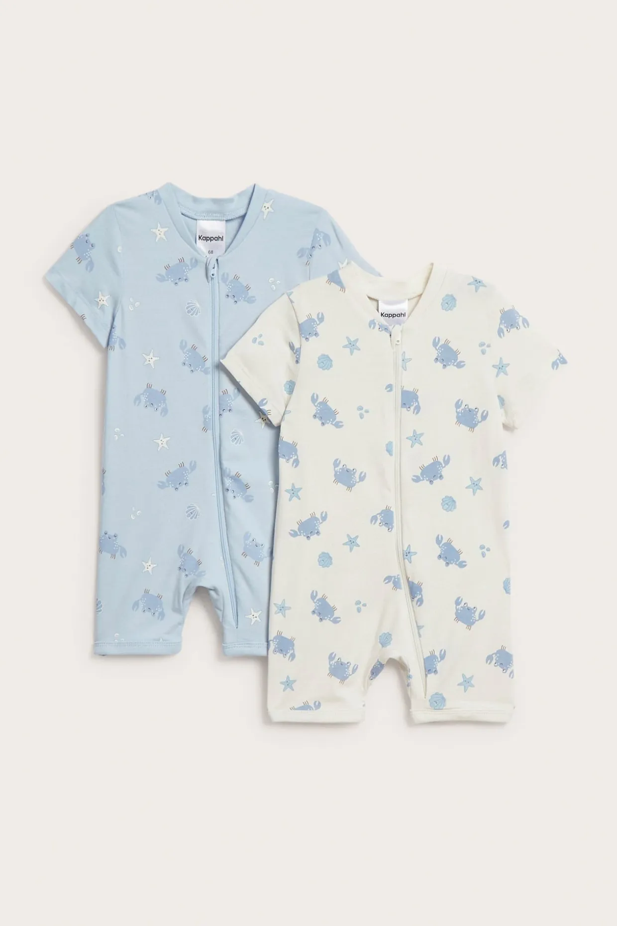 Pyjamas med krabbor i 2-pack