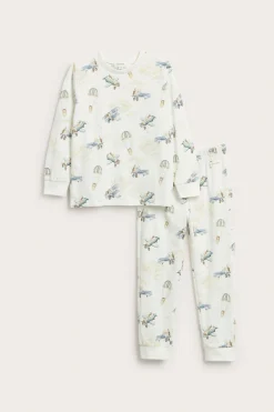 Pyjamas med luftballongprint
