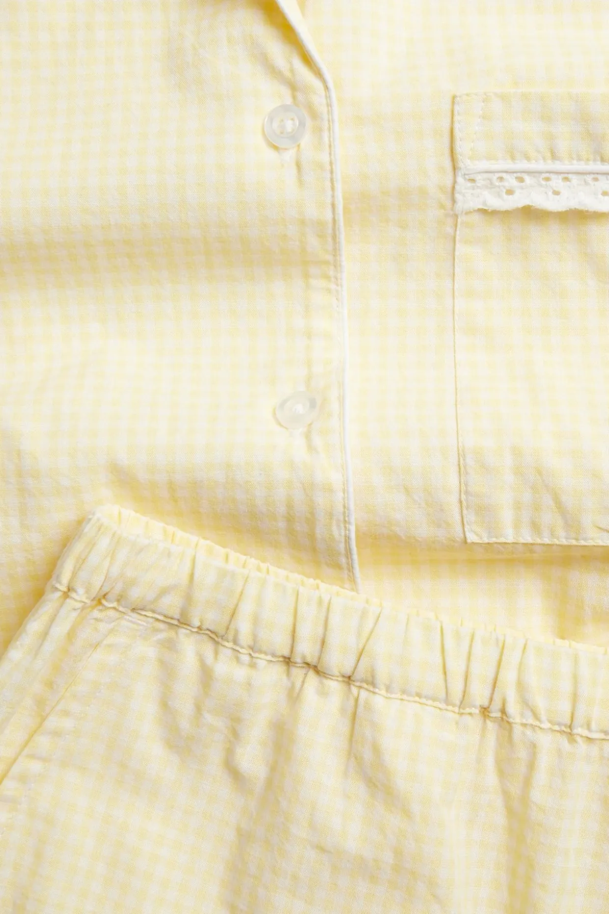 Pyjamasset i bomullspoplin