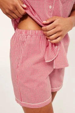 Pyjamasset i bomullspoplin