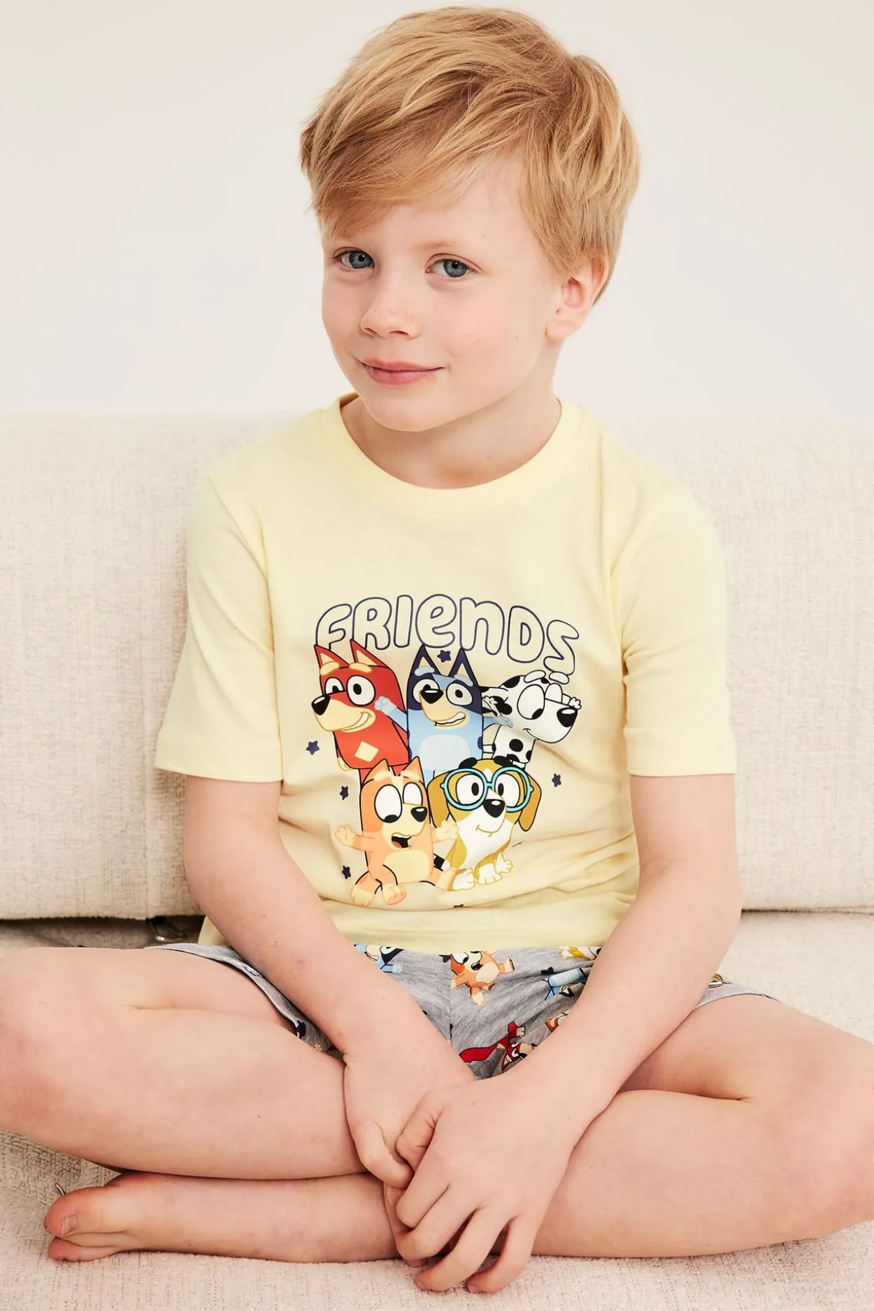Pyjamasset med Bluey