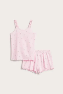 Pyjamasset med jordgubbar