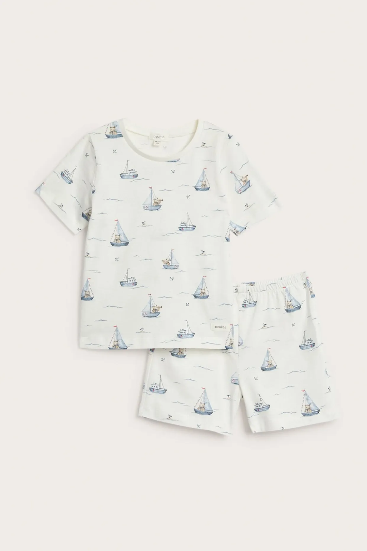 Pyjamasset med segelbåtar