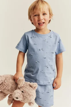 Pyjamasset med segelbåtar