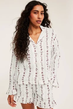 Pyjamasshorts i muslin