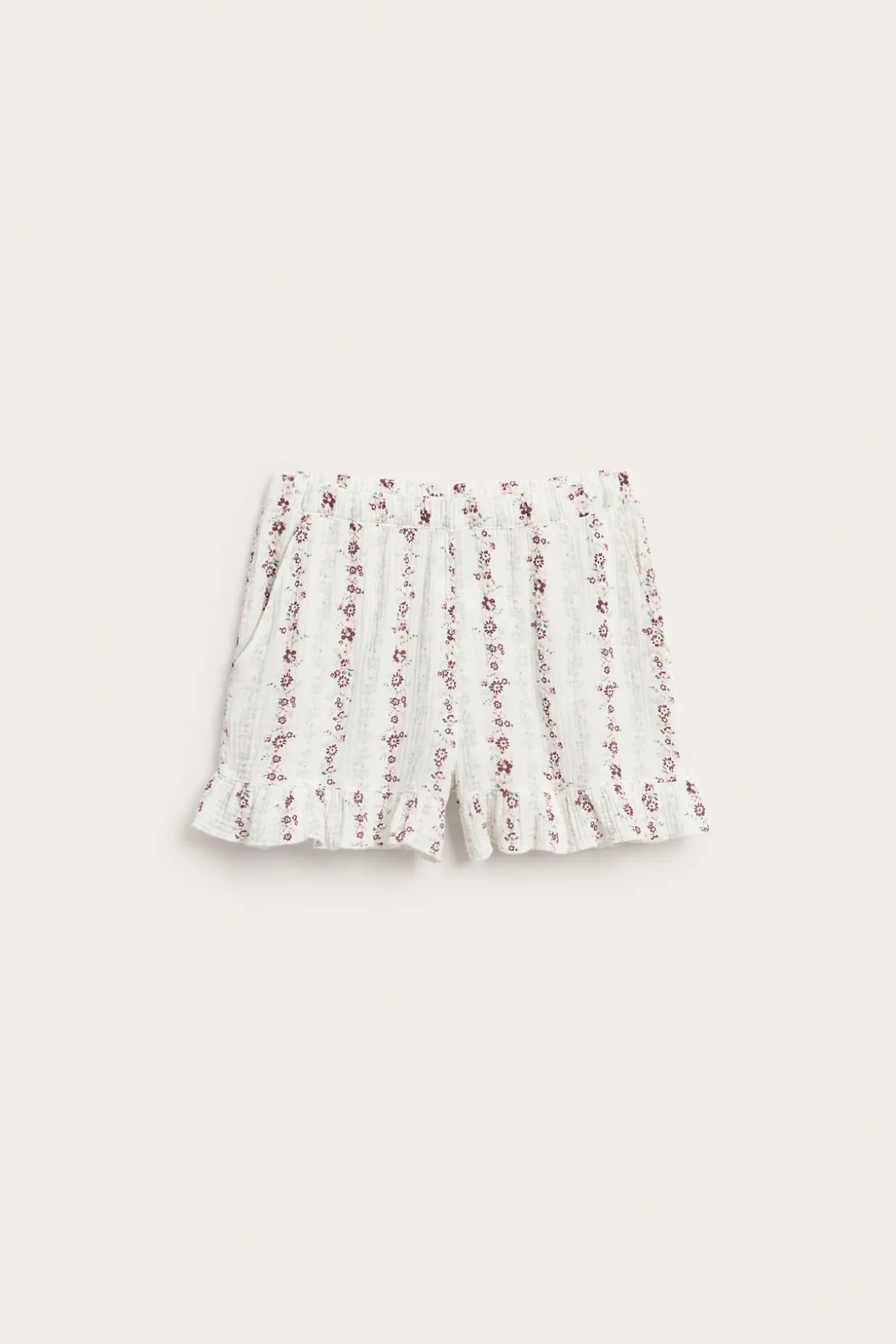 Pyjamasshorts i muslin