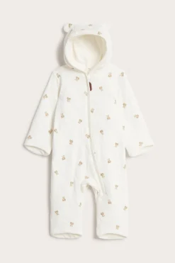 Quiltad overall med huva