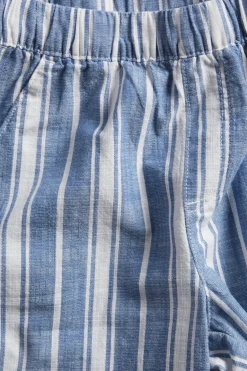 Randiga shorts i bomull