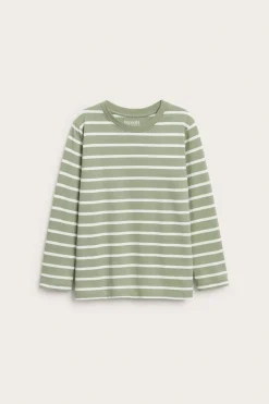 Randig långärmad t-shirt