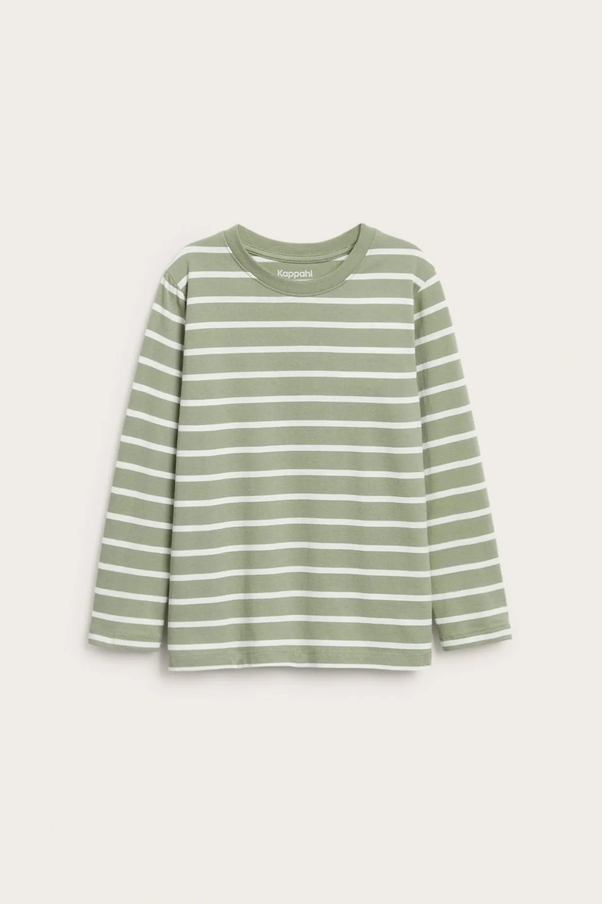 Randig långärmad t-shirt