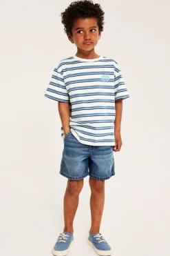 Randig oversized t-shirt