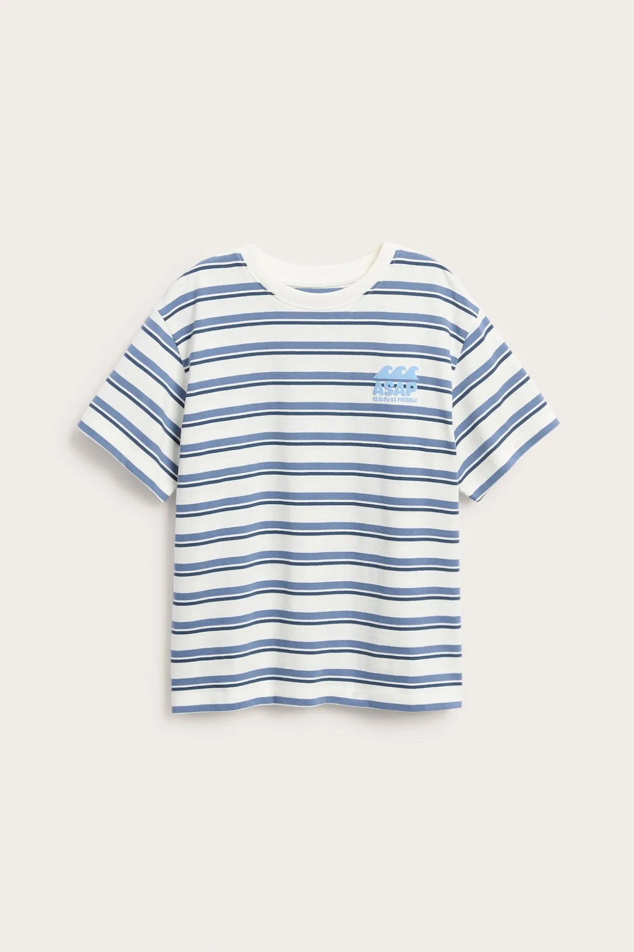 Randig oversized t-shirt
