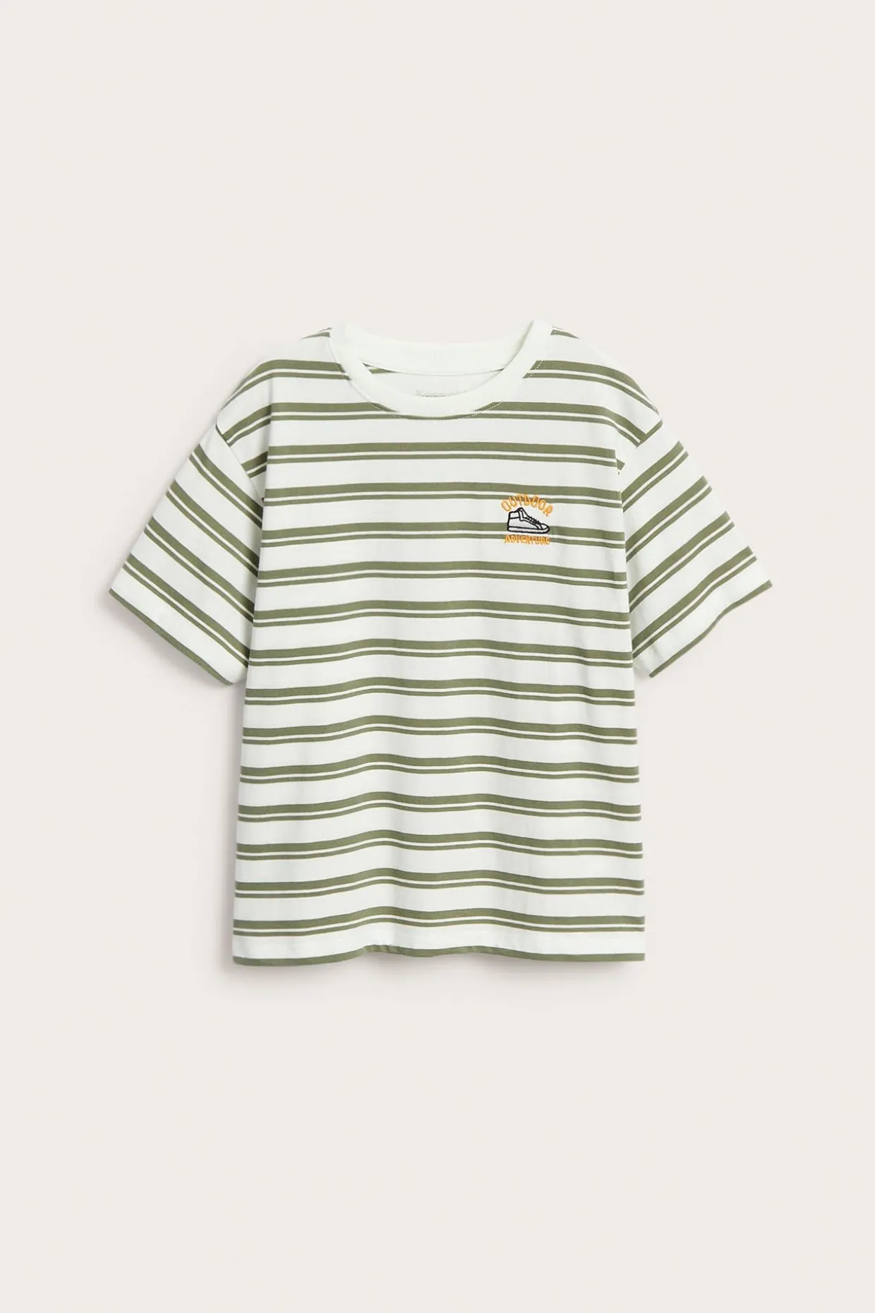 Randig oversized t-shirt