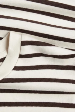 Randig oversized t-shirt
