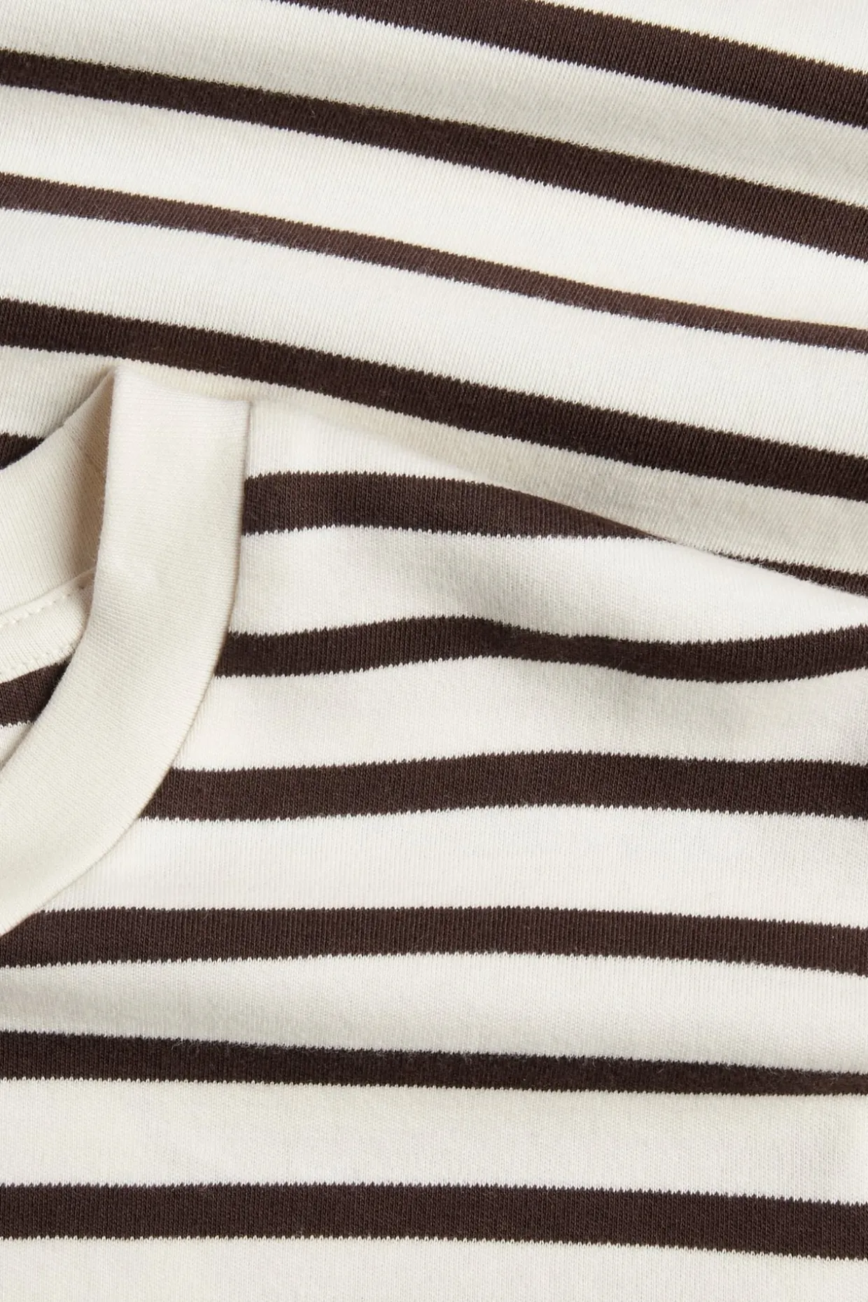 Randig oversized t-shirt