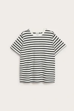 Randig t-shirt i bomull