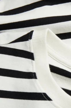 Randig t-shirt i bomull