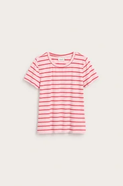 Randig t-shirt i bomull