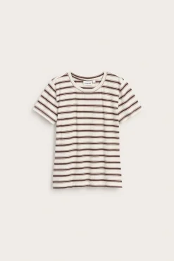 Randig t-shirt i bomull